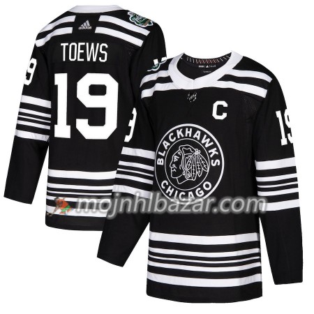 Dresovi Chicago Blackhawks Jonathan Toews 19 2019 Winter Classic Adidas Crna Authentic - Muške Dresovi Chicago Blackhawks Jonathan Toews 19 2019 Winter Classic Adidas Crna Authentic - Muške